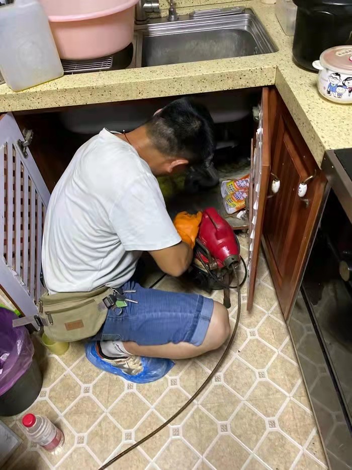 永安坝街道通下水道